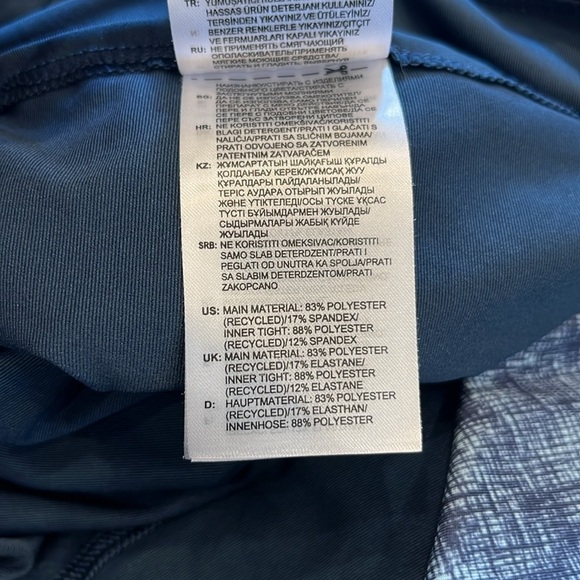 Adidas‎ Ultimate365 Primegreen Printed Golf Skort | XL | Hazy Sky & Crew Navy - Picture 15 of 16